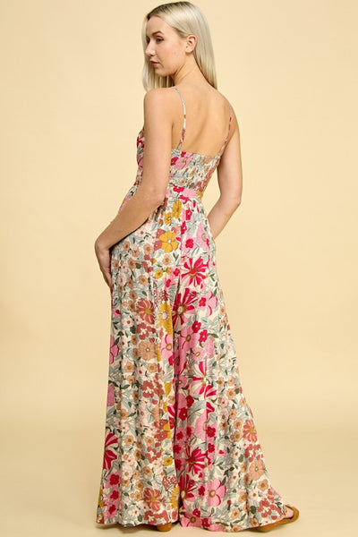 Bold And The Beautiful - Floral Multi Flare Jumpsuit