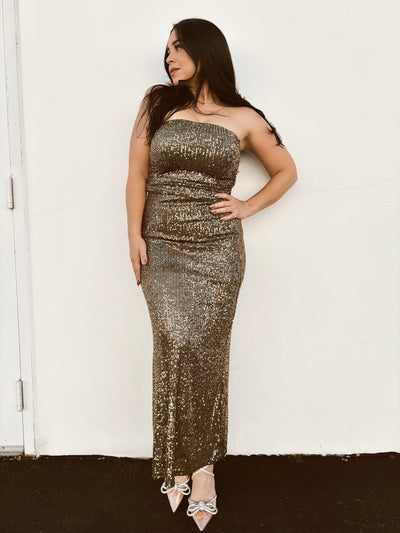 Old Hollywood - Sequin Maxi Skirt