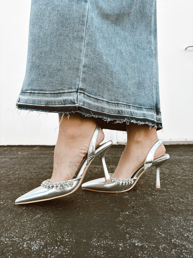 Style Addiction - Sling Back Pointed Heels