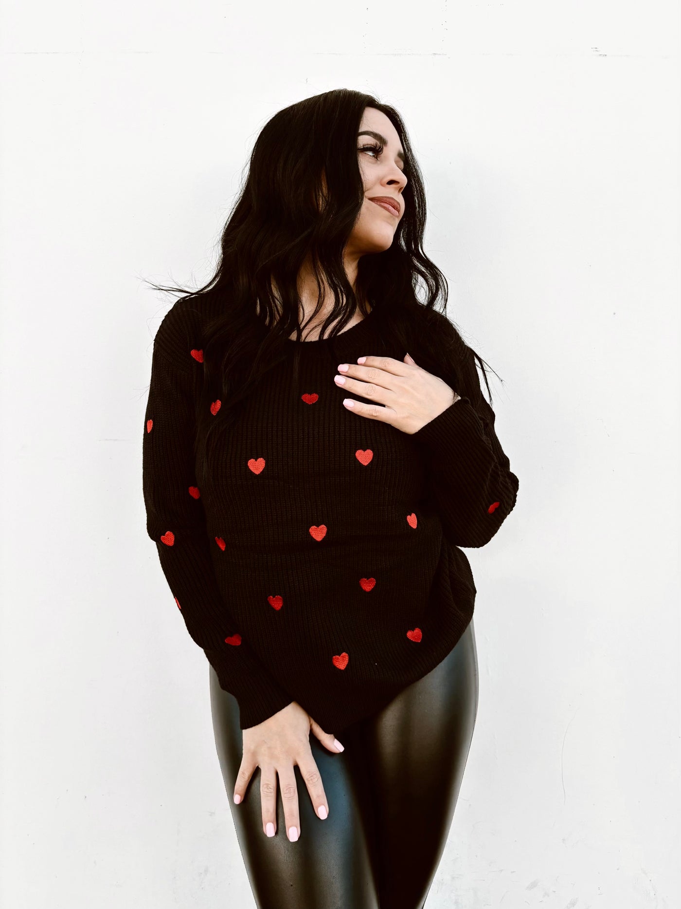 All My Love - Heart Confetti Sweater