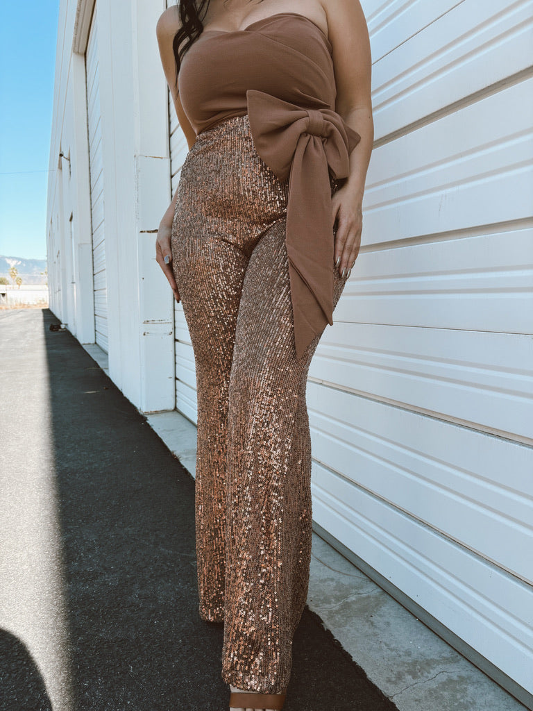 Holiday Honey - Sequin Jumpsuit