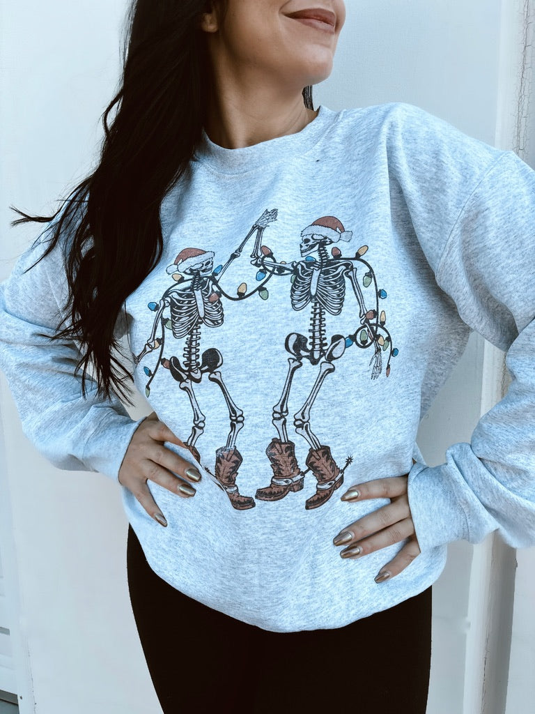Dead Christmas - Christmas Graphic Oversized Sweatshirt