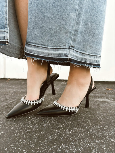 Style Addiction - Sling Back Pointed Heels