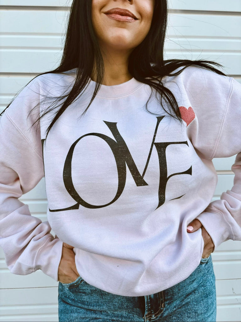 Love -  Graphic Oversized Sweatshirt