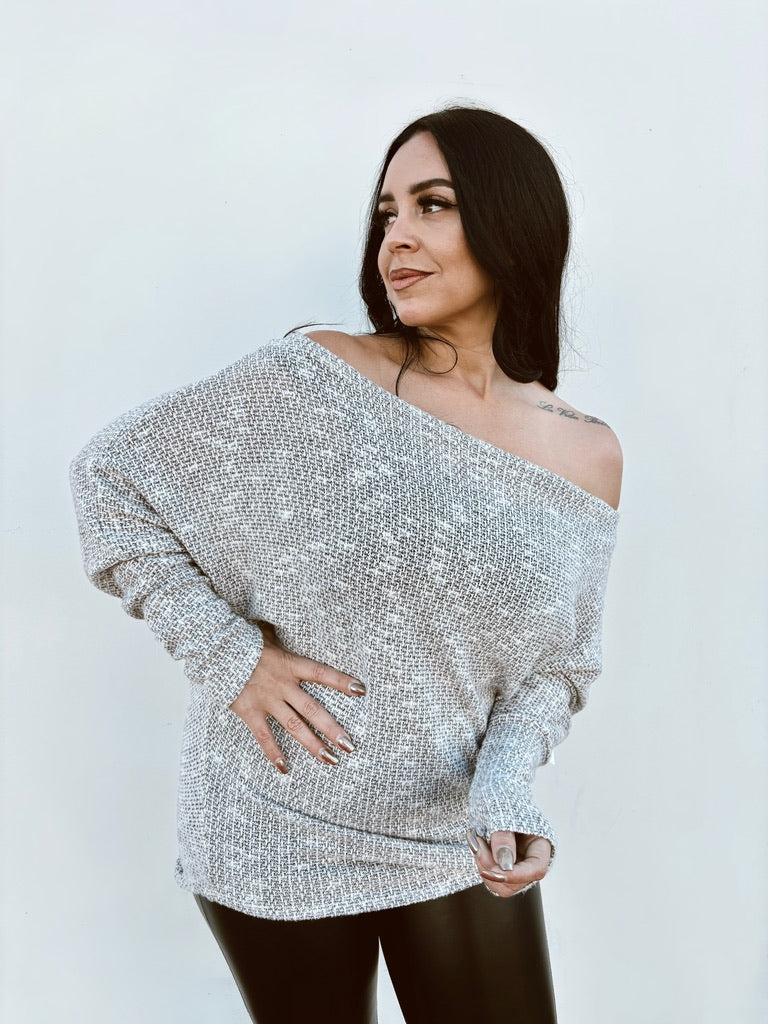 Easy Come Easy Go - Off The Shoulder L/S Top