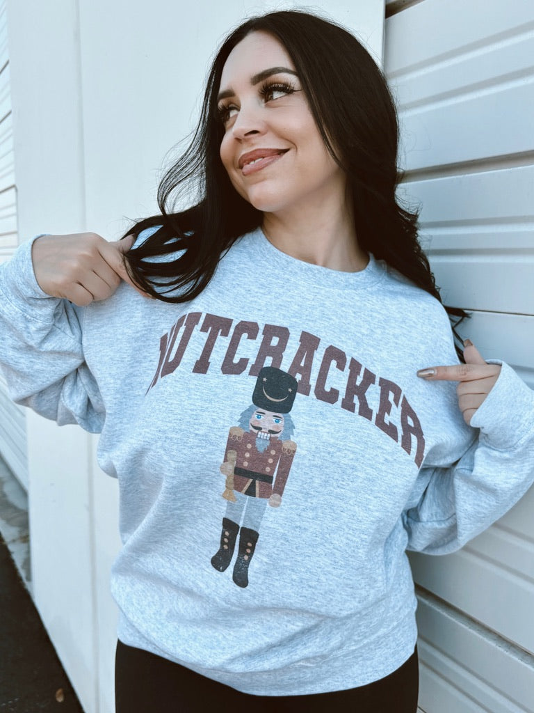 Nutcracker - Christmas Graphic Oversized Sweatshirt