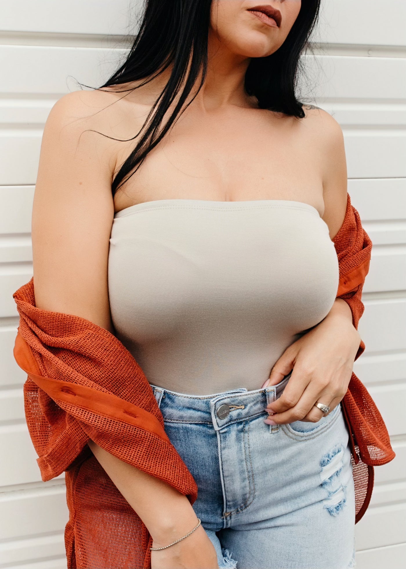Putting It Simply - Jersey Tube Top