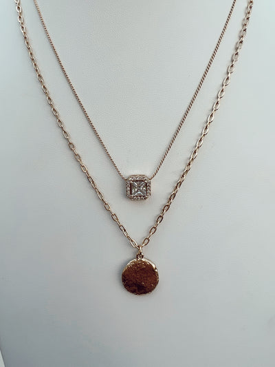 Without Words - Multi Chain Pendant Necklace