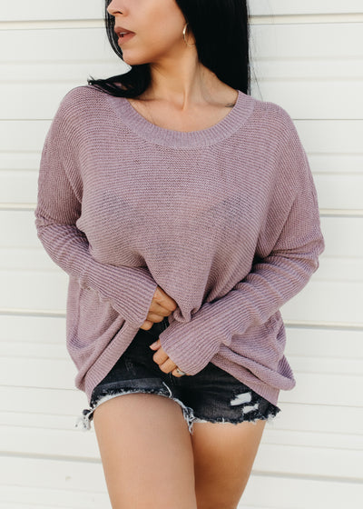 In Good Company - Lightweight Cable Knit Sweater