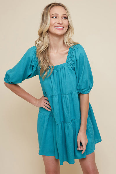 Be Your Baby -Tiered Babydoll Dress