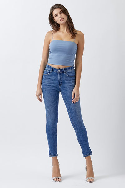 The Best Yet - Curvy Yoke Skinny Jean