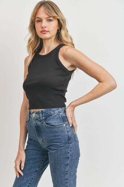 Well Rounded - Round Neck Crop Top