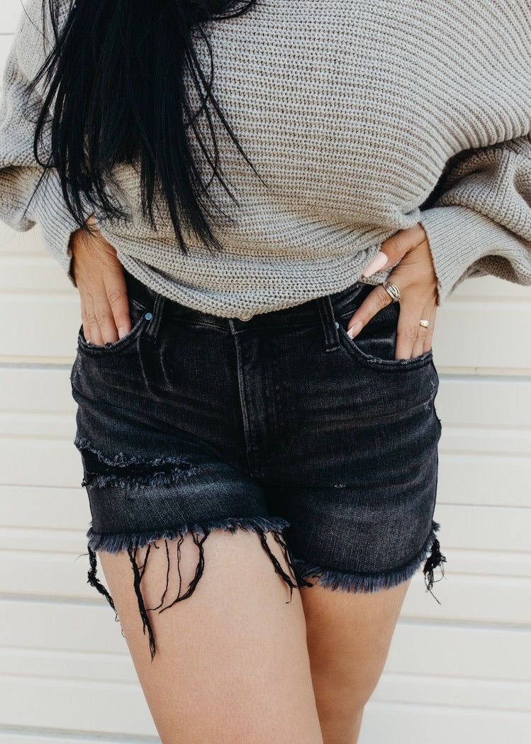 Hot Girl Energy - Distressed Shorts