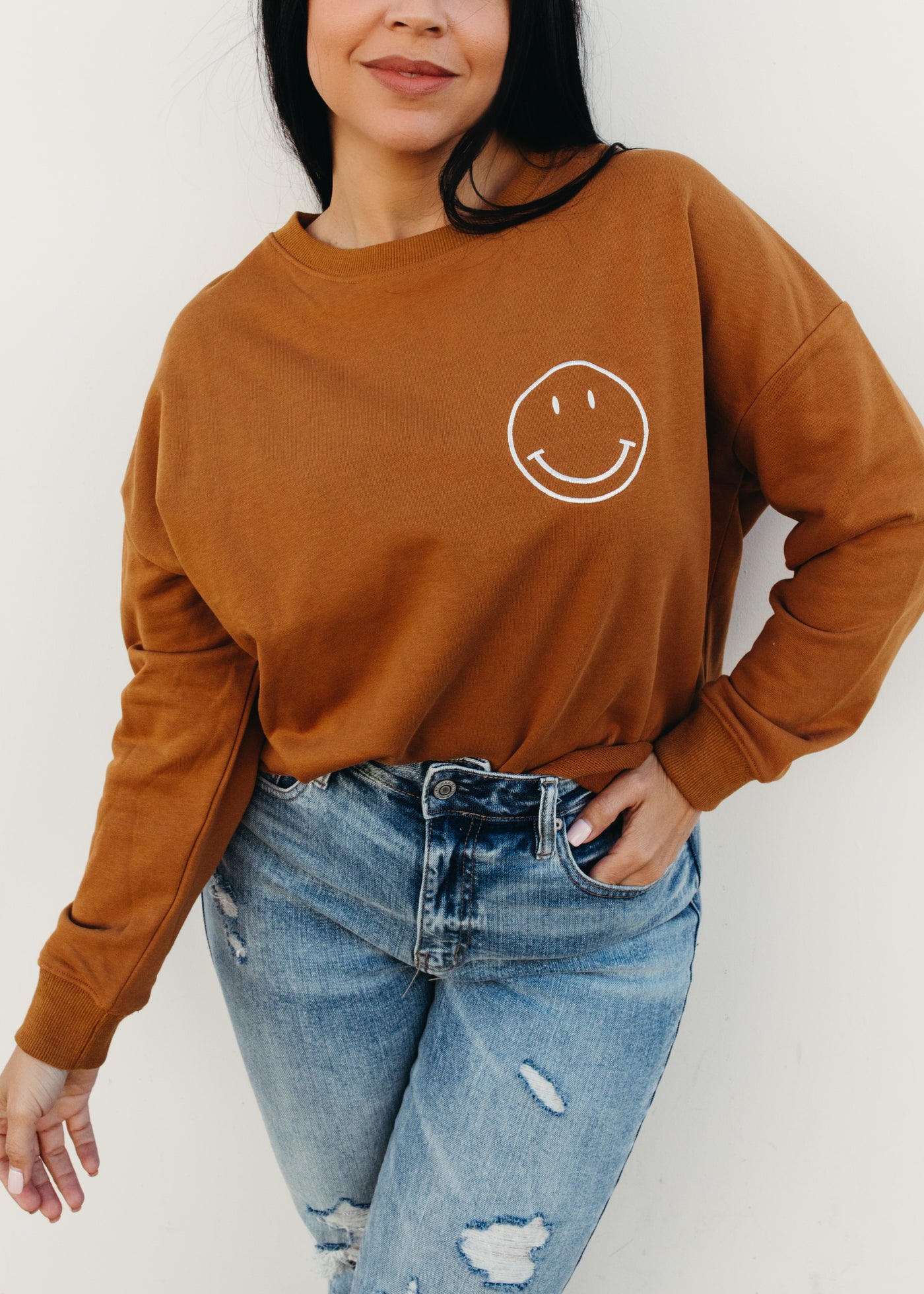 Happy & You Know It  - Smiley Face Sweatshirt
