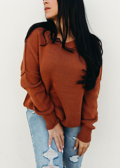 Winter Traditions - Wide Neck Sweater