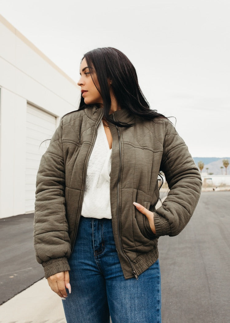 Winter Weekends - Quilted Puffer Jacket