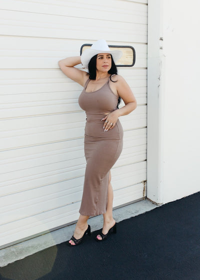 Attraction Is Key - Cut Out Midi Dress