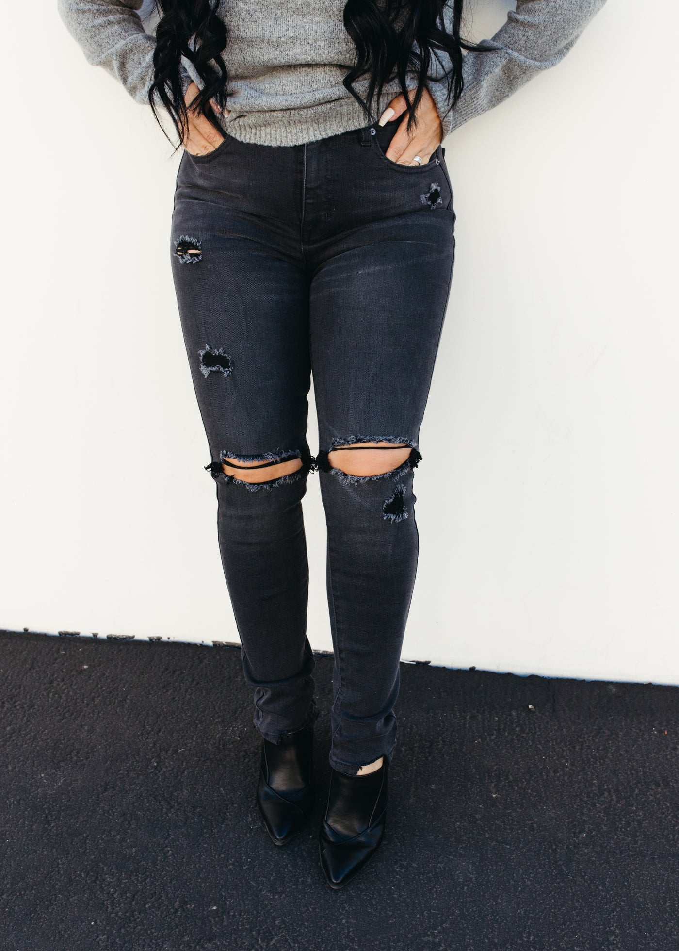 Walk This Way - High Rise Skinny Jeans