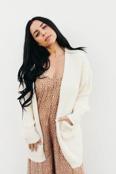 Nothing Else Matters - Ribbed Knit Cardigan