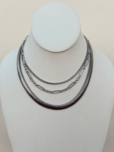 Dripping In Layers - Layered Necklace