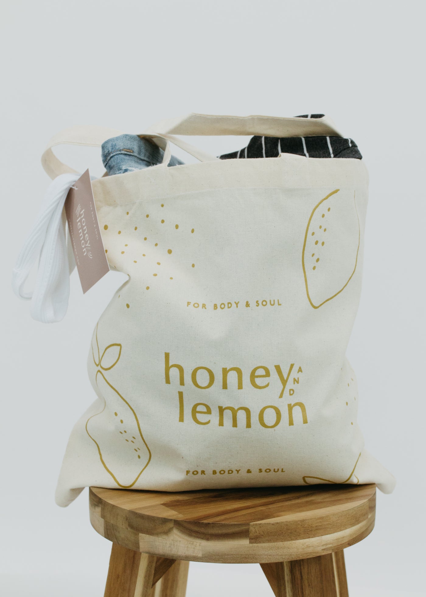Honey and Lemon - Canvas Tote