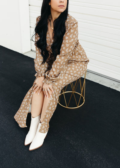 Swooning Over You - Button Up Maxi Dress